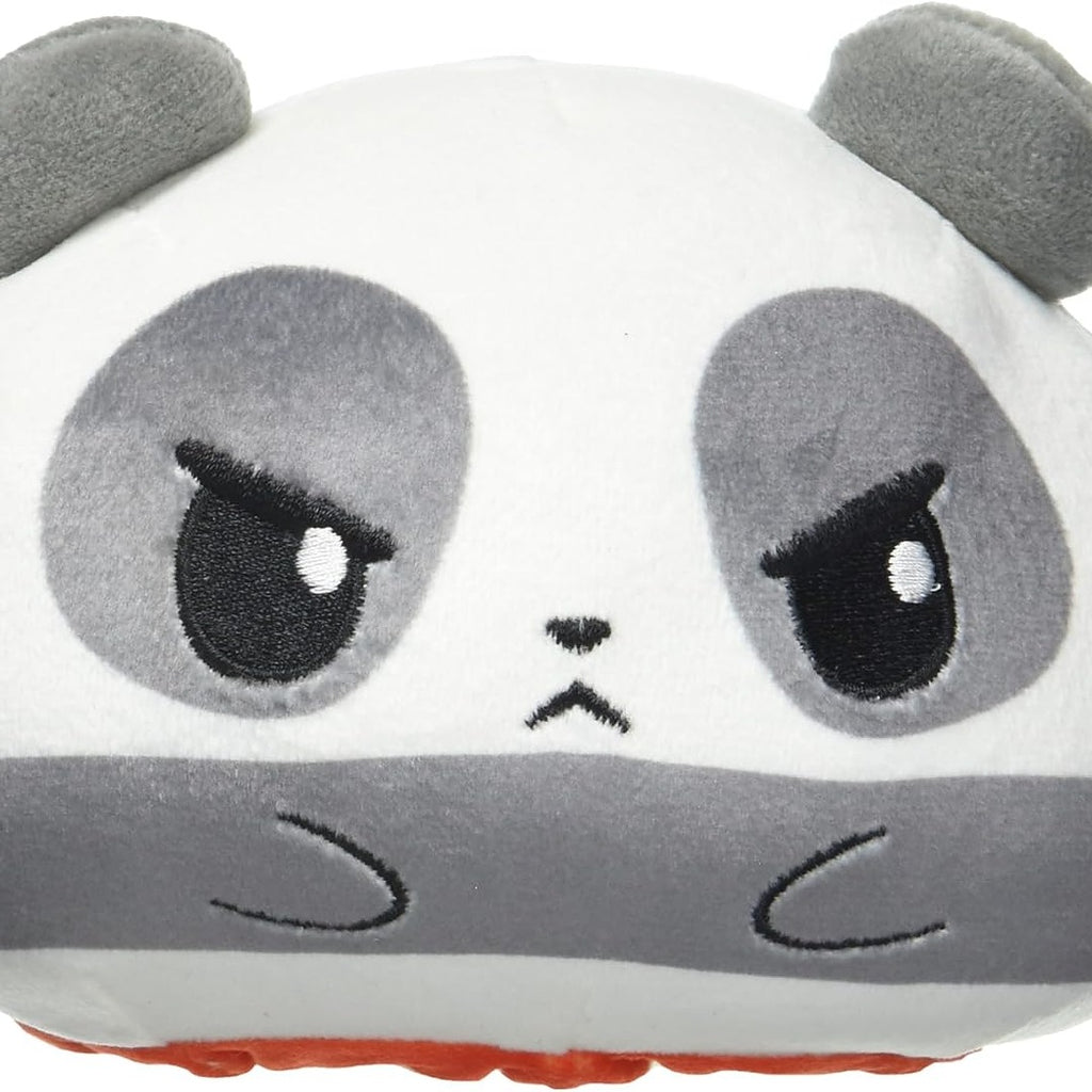 TeeTurtle 4 Inch Reversible Plushie - Cute Kawaii Panda and Red Panda - Soft Stuffed Animal