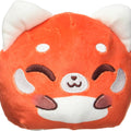 TeeTurtle 4 Inch Reversible Plushie - Cute Kawaii Panda and Red Panda - Soft Stuffed Animal