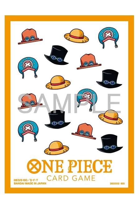 One Piece Card Game Official Sleeves - Hat Patterns