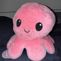 BIG Reversible Octopus Plushie: Pink and Aqua
